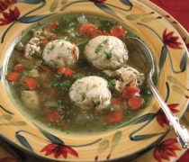 Bella Cucina's Motzoh Ball Soup. Photo by Christine Barbour