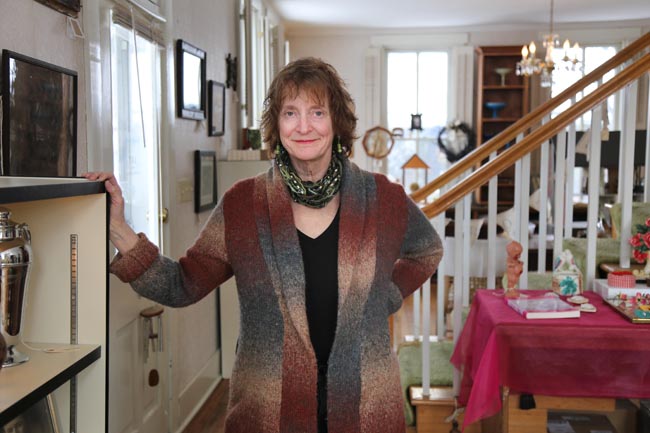 Pamela Keech, proprietor of The Emerald Pencil. Photo by Naama Levy