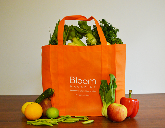 Want a Bloom bag? Pick one up for free while they last at the Bloom office, 414 W. 6th St. Photo by Erin Stephenson
