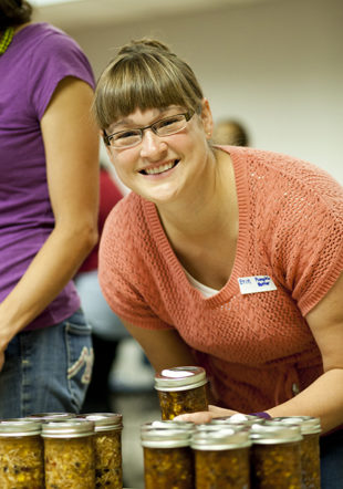 Erin Clark, founder of Btown Food Swappers. Photo by Shannon Zahnle