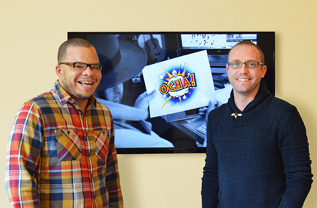 Off Campus Housing Agency partners Donald Griffin Jr. and Tim Ballard. Photo by Erin Stephenson