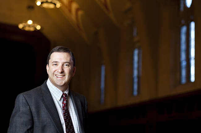  Hank Walter considers his new position at the Indiana Memorial Union to be his dream job. Photo by Shannon Zahnle