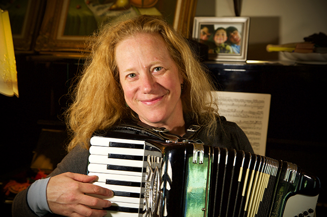 Lara Lynn Weaver, a multi-talented musician, has helped organizations such as Mother Hubbard’s Cupboard and Middle Way House. Photo by Jim Krause 