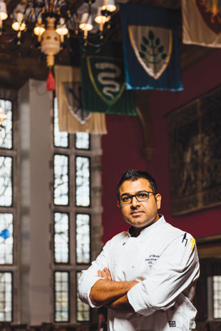 IMU Senior Executive Chef Gaurav Navin. Photo by Stephen Sproull