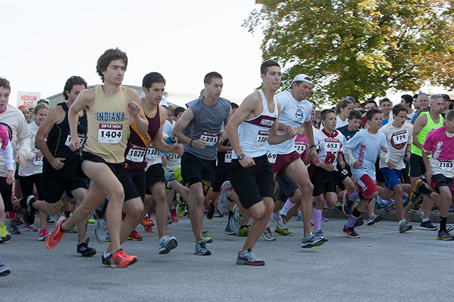 On your mark, get set... Photo by Bill Bennett 