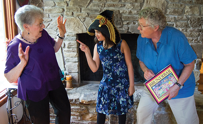 (l-r) Audrey Heller, Marley Matejka, and Pat Gleeson. Photo by Erin Stephenson 