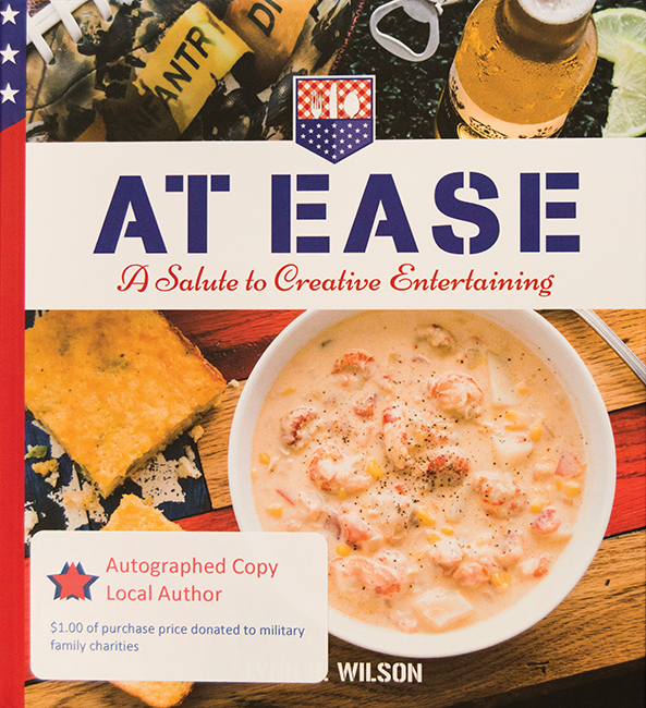 At Ease: A Salute to Creative Entertaining, can be found locally at Goods for Cooks. Photo by Erin Stephenson.