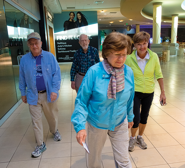 Susan Stryker leads the pack; behind her are (l-r) Richard Stryker, Mac Fleming, and Gaye Moore. Photo by James Kellar