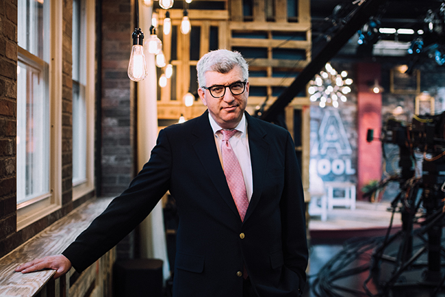 James Shanahan, founding dean of The Media School at Indiana University. Photo by Stephen Sproull