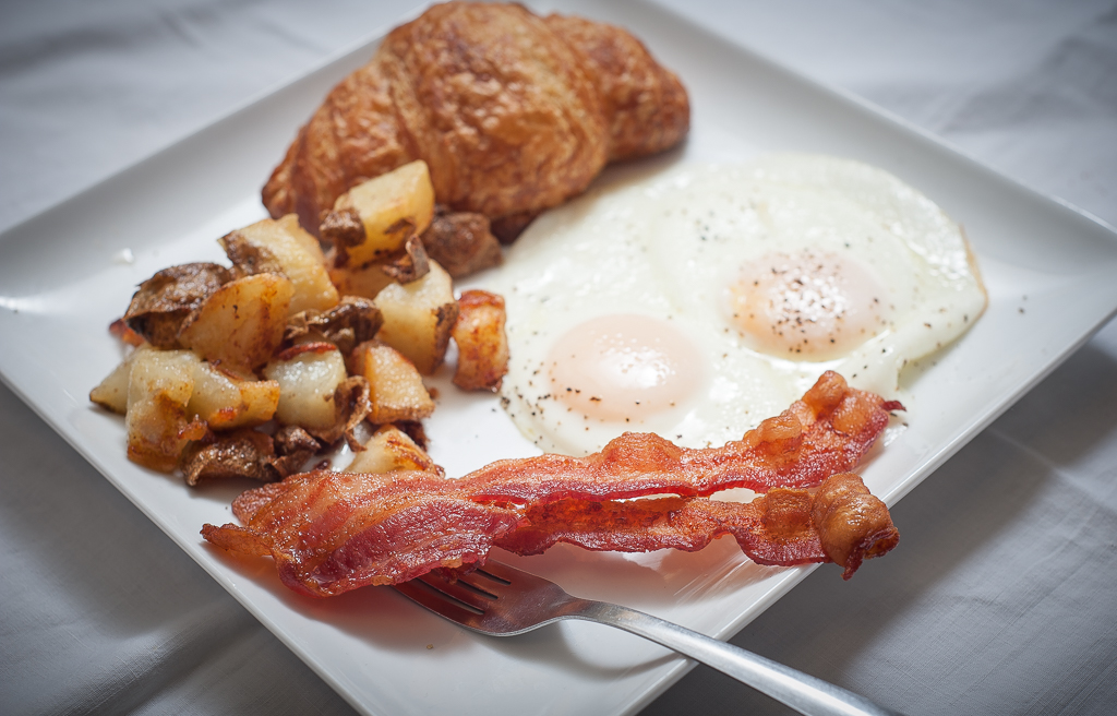 Restaurant-style bacon. Photos by Rodney Margison