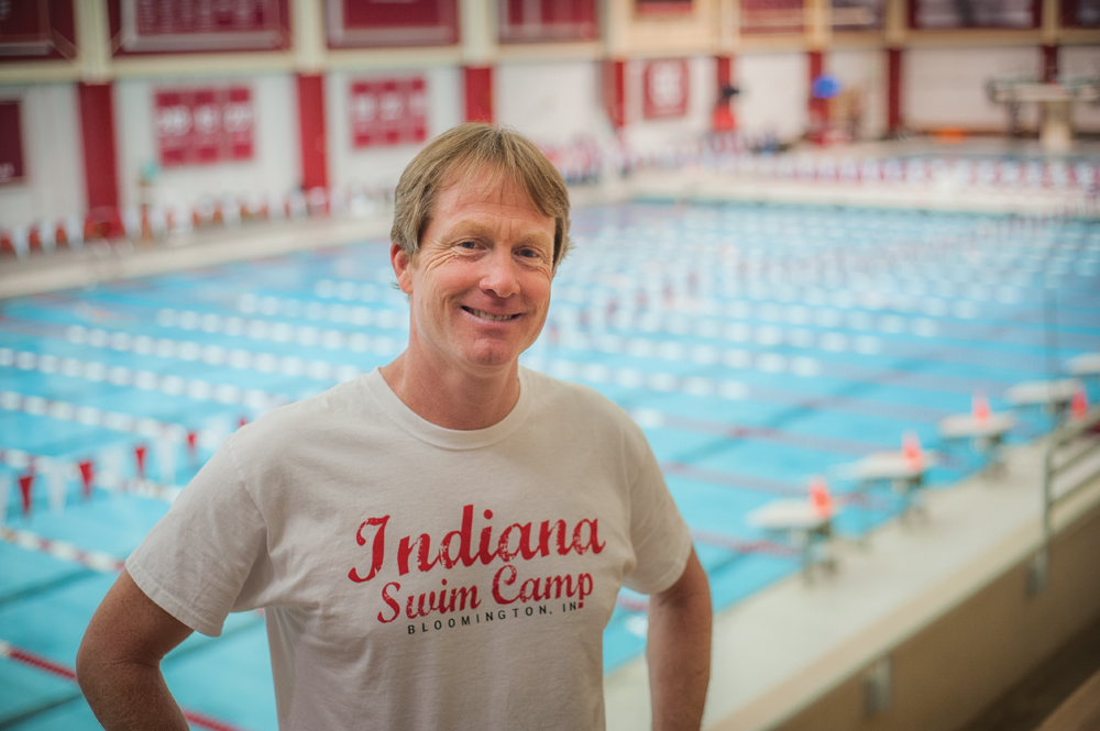 IU swim coach Ray Looze. Photo by Rodney Margison