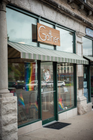 Gather’s new storefront on the downtown Square. Photo by Rodney Margison
