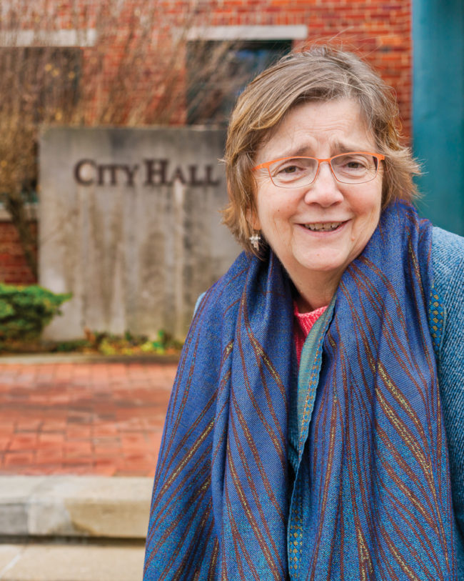 Barbara McKinney, director of the Bloomington Human Rights Commission. Photo by Martin Boling 