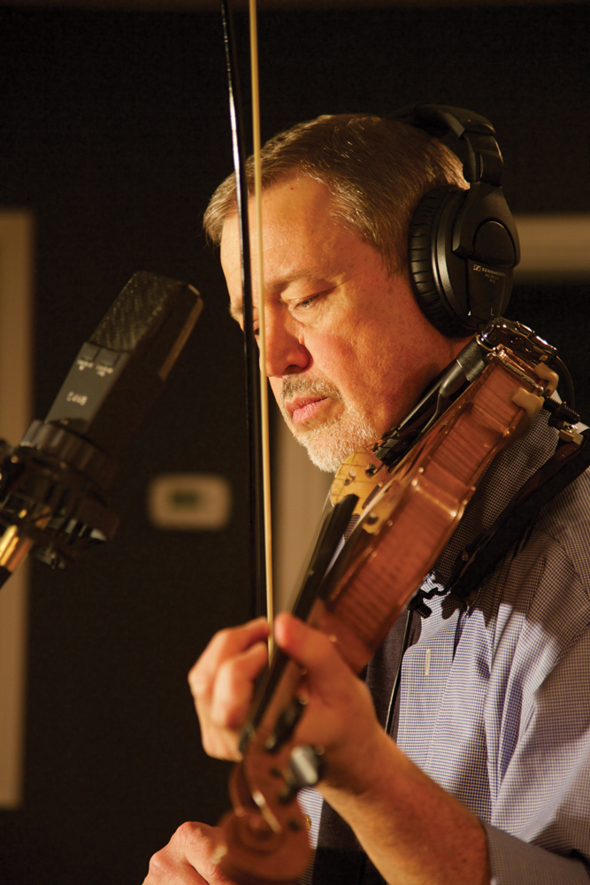 Raper in the studio. Photo by Jim Krause