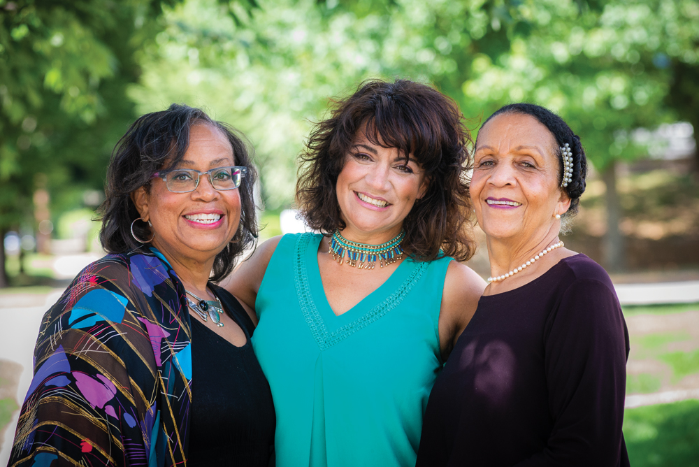 18-090402-(l-r) Elizabeth Mitchell, Danielle Bruce, and Gladys DeVane. Photo by Rodney Margison