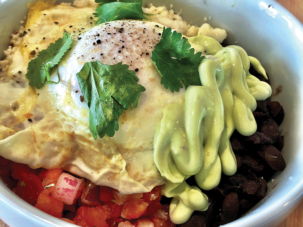 Cuban breakfast bowl.