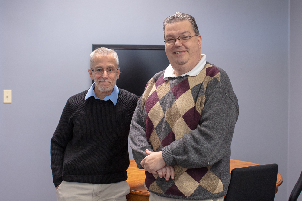 (l-r) Don Byrd and William Ellis. Photo by James Kellar