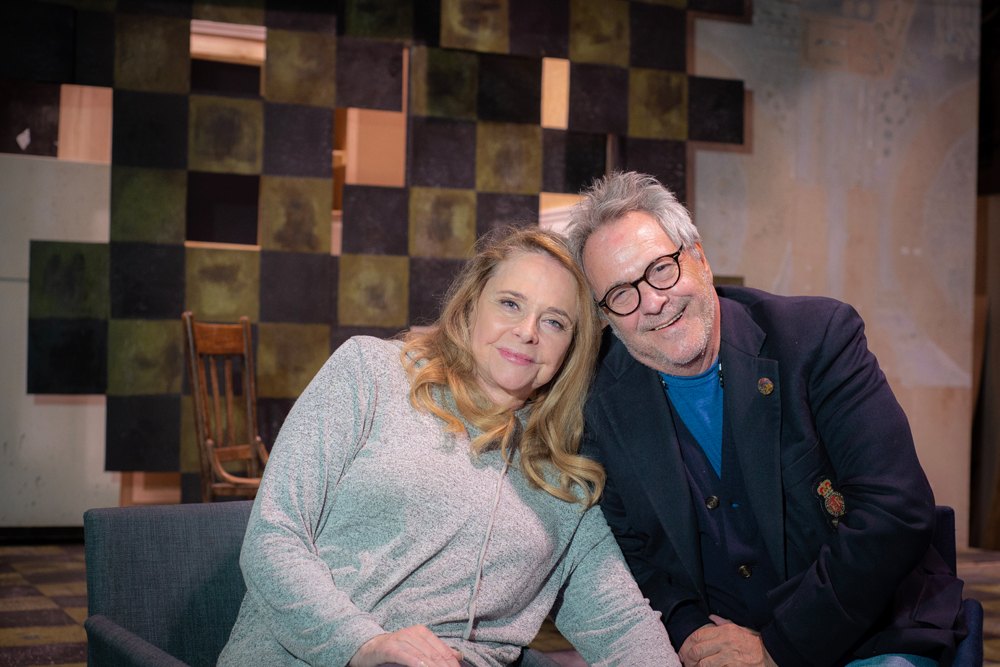 (l-r) Actress Priscilla Barnes and director David Anspaugh. Photo by Rodney Margison