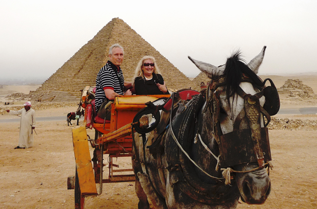Egypt at a Pivotal Moment in History: John and Peggy Woodcock (See Gallery)
