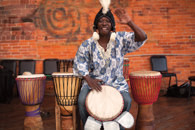 Dr. Djo Bi: African Drummer Now Calls Bloomington Home (Photo Gallery)