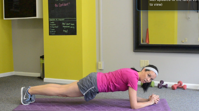 Weekly Exercise: Plank Variation Two
