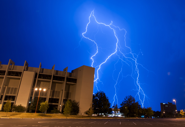 A Summer Storm at Assembly Hall
