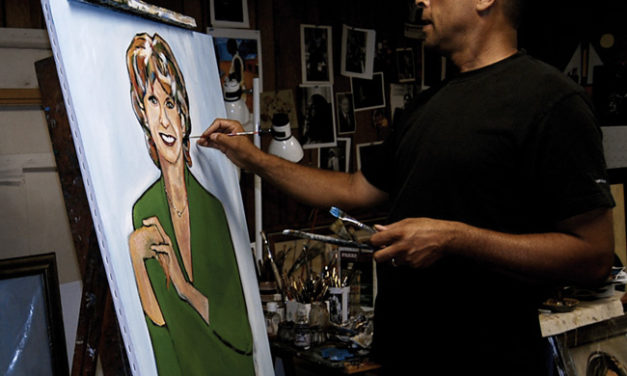 Artist Wayne Manns Paints Who’s Who of B-town Women