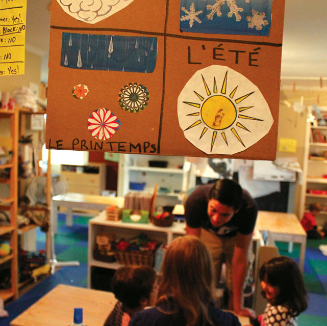 A Preschool Where the Kids Learn in Spanish and French