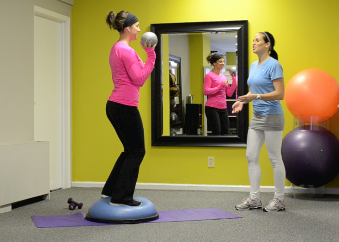 Exercise of the Week: Posture with a Weighted Ball