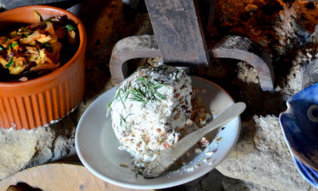 Holiday Recipes: Goat Cheese Ball With Pecans, Cherries, and Bacon