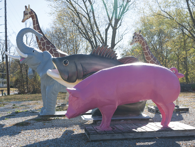 For Sale: Life-Size Hippos, Gorillas,  Giraffes, Etc.