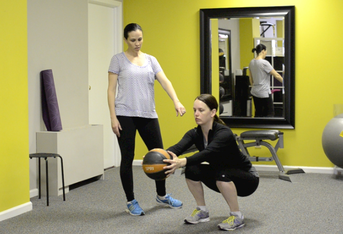 Weekly Exercise: Squats with a Medicine Ball