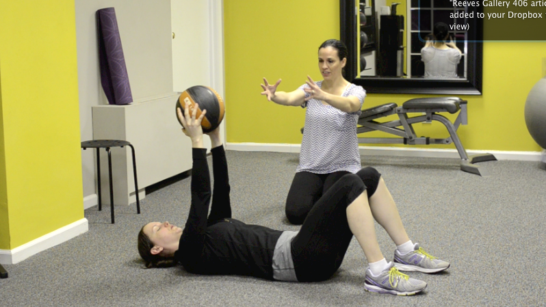 Weekly Exercise: Arm Exercises with a Medicine Ball