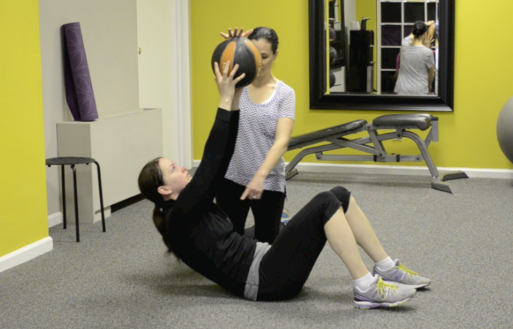 Weekly Exercise: Abdominal Exercises with a Medicine Ball