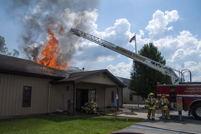 Fire at AMVETS Post 2000 (Photo Gallery)