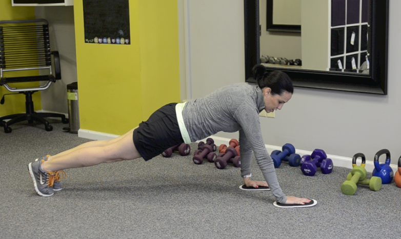 Weekly Exercise: Plank Variations with Furniture Sliders
