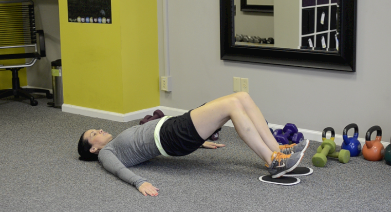 Weekly Exercise: Hamstring Exercise with Furniture Sliders