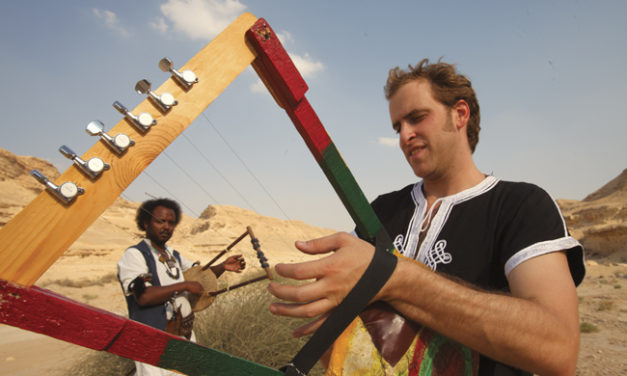 B-town Musician Making Music on Ancient African Instrument