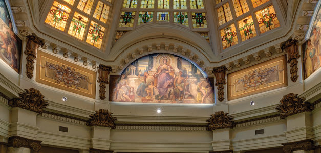 A Monroe Courthouse Mural Will Adorn Law Book