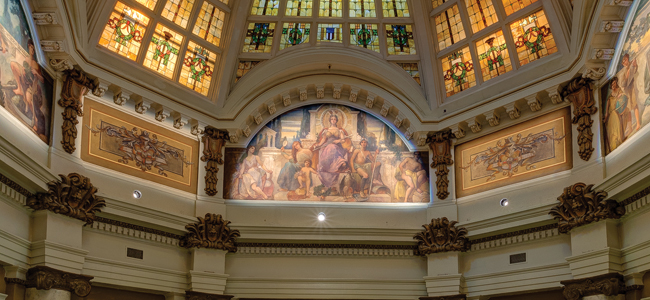 A Monroe Courthouse Mural Will Adorn Law Book