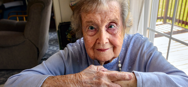 Helen Zike, 102, and Still Quilting!