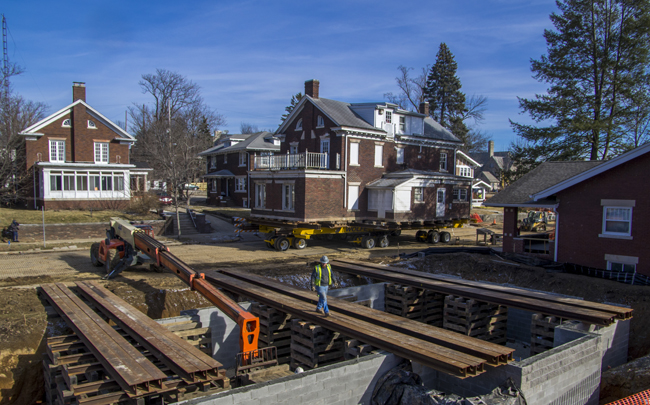 IU Begins Moving Houses in University Courts (Video)