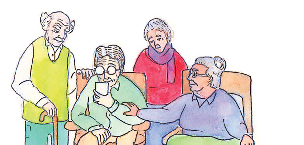 Alzheimer’s Patients Partake in a Storytelling Circle