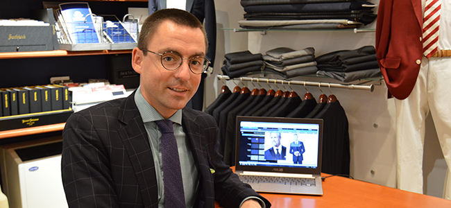 At Andrew Davis Clothiers, Technology Comes to the Fitting Room