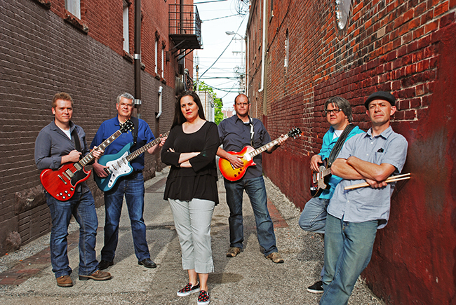 The Rough Draft band (l-r): Luke Sheehan, Brad Spencer, Jean Cannon, Drew Frey, Bobbie Burke, and Joel McKay. Courtesy photo