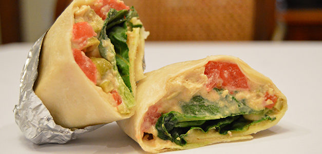 Recipe of the Month: Hummus Wrap