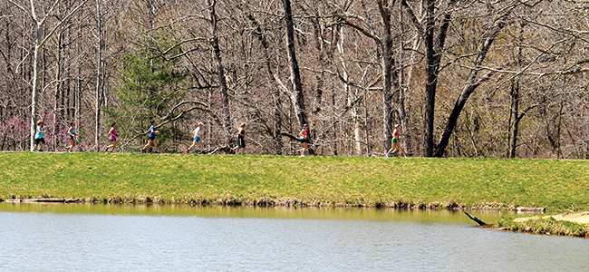 Indiana Female Fellraisers, Running Along Area Trails