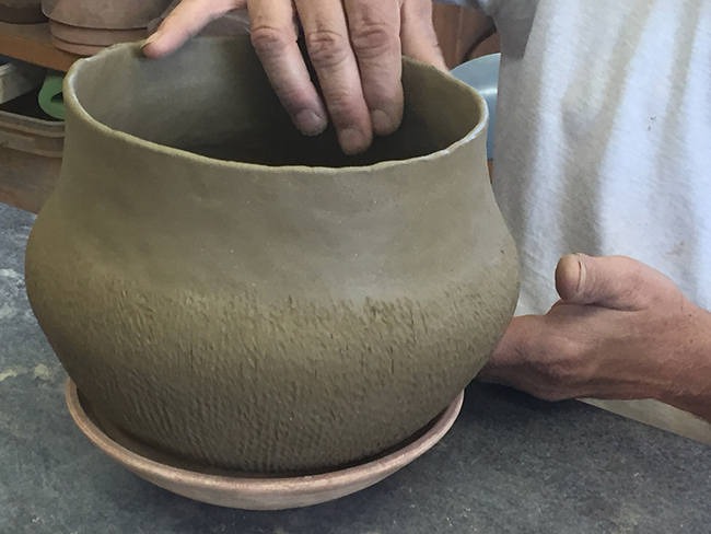 Modern Shawnee pottery making. Courtesy photo 
