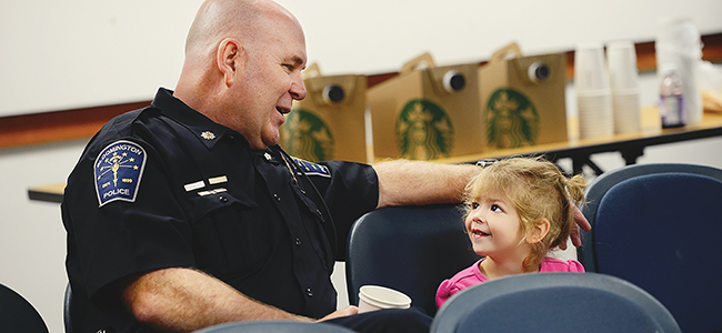 Getting to Know Your Local Cop Over a Cup of Coffee (or Juice)