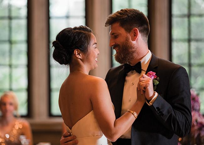 Carolyn Chang and Chris Wells wedding. Photo by InBloom Photography